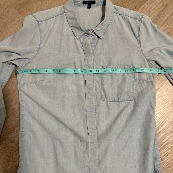Dynamite Women's Light Blue Button Down Shirt - Picture 5 of 5